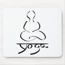 Yoga - Hinduismus Indiens Hatha Prana Zeitalter-Ze Mousepads