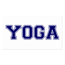 Yoga-Hochschulart Visitenkartenvorlage