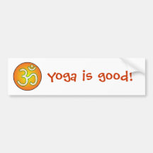 Yoga ist gut! autosticker