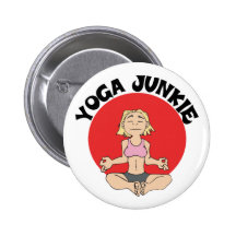 Yoga-Junkie-Geschenk Anstecknadelbuttons