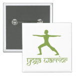 Yoga-Krieger-Pose Buttons