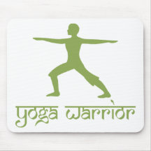 Yoga-Krieger-Pose Mauspad
