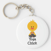 Yoga-Küken Keychain Schlüsselbänder