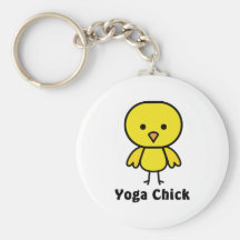 Yoga-Küken Schlüsselbänder