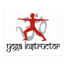Yoga-Lehrer Postkarten