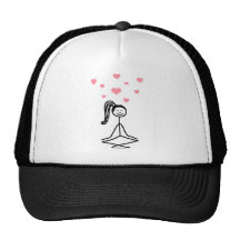Yoga-Mädchen Netz Caps