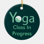 Yoga mit Yin u. Yang-Türaufhänger Weihnachtsbaum Ornamente
