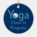 Yoga mit Yin u. Yang-Türaufhänger Weihnachtsbaum Ornamente