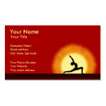 Yoga-Sonnenaufgang-Yoga-Lehrer-Lehrer-Visitenkarte