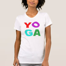 Yogabuchstaben Shirts