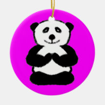 Yogi-Panda - einzigartige Weihnachtsverzierungen Weihnachtsbaum Ornament