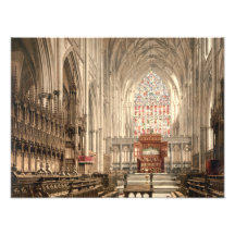 York-Münster, York, Yorkshire, England Photodruck