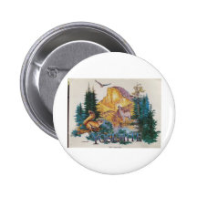 Yosemite-wild lebende Tiere Serenade Anstecknadelbuttons
