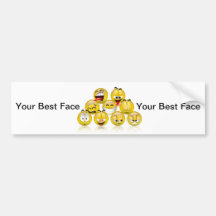 Your Best Antlitz Auto Aufkleber
