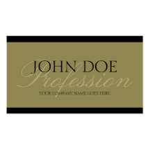 YourJobTitle! Antikes Goldskript Visitenkarten Vorlage