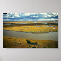 Yukon-Deltafall-Tundra Posterdrucke