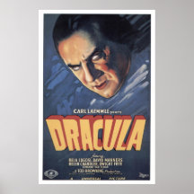 Zählung Dracula Bela Lugosi 1931 Posterdrucke