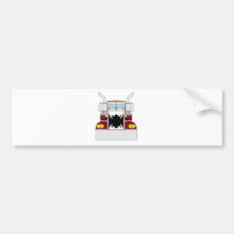 Zahn-LKW Auto Sticker