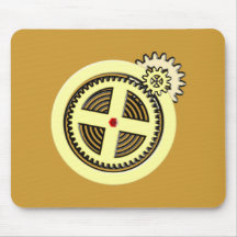 Zahnrad Uhrwerk clockwork pinion cog wheel Mauspads