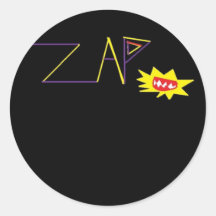 ZAP klassischen Aufkleber