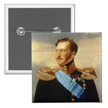 Zar Nicholas I Anstecknadelbuttons