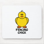 Zaun des Kükens Mousepad
