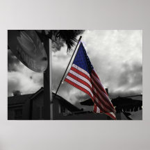 Zazzle befestigt Flagge 20x30 Posterdrucke