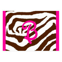 Zebra-Anfangskarte Visitenkarte