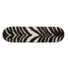Zebra-Druck-Skateboard Personalisiertes Skateboarddeck