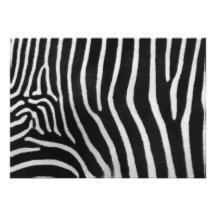 Zebra-gestreiftes Muster-Einladung