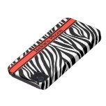 Zebra-kundenspezifischer Case-Mate ID™ iPhone 4/4S iPhone 4 Cover