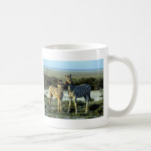 Zebra-Küssen Tee Tasse