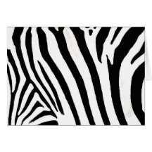 Zebra notecard karte