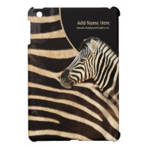 Zebra Stripe Portrait and Fur - Customize ipad mini hüllen