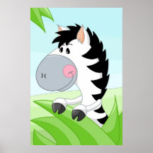 Zebra von Afrika Posterdrucke