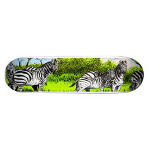 Zebras-Alarm Skateboard Brett