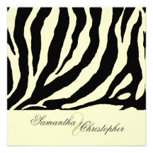Zebrastreifen, Wedding Einladungen
