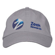 Zeek vergütet "coole graue" Kappe Bestickte Baseballkappe