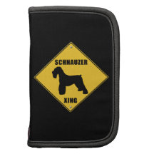 Zeichen der Schnauzer-Überfahrt-(XING) Folio Planer