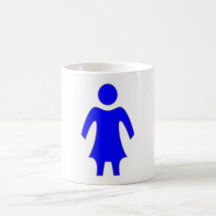 Zeichen Frau sign woman Tee Haferl