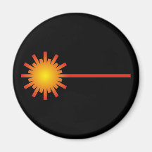 Zeichen symbol Laser Kühlschrankmagnet