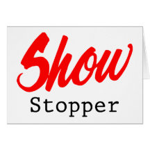 Zeigen Sie Stopper Karten