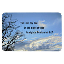 Zephaniah 3:17 eckige magnete