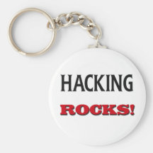 Zerhacken der Felsen Schlüsselanhänger