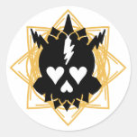 Zerstören Sie Runder Sticker