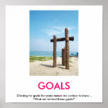 ZIELE demotivational Plakat