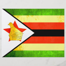 Zimbambe Flag Personalized Flyer