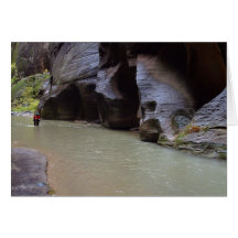 Zion verengt die Ströme, die das Waten wandern Karten