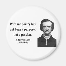 Zitat 11b Edgar Allen Poe Magnets