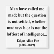 Zitat 9a Edgar Allen Poe Magnete
